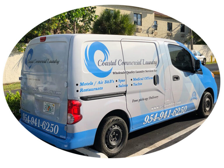 Coastal Commercial Laundry Delivery Van